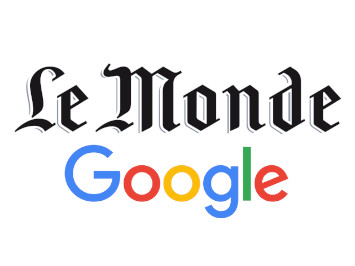 Logo Le Monde & Google - AZERTY Magazine